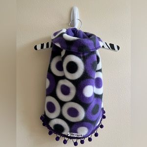 Handmade Fleece Jacket with Collar.